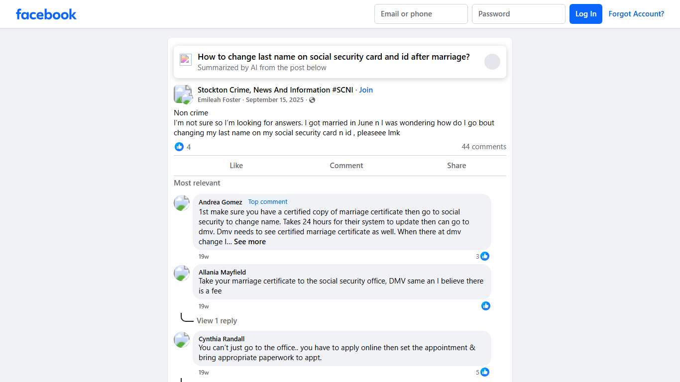 Stockton Crime, News And Information #SCNI Non crime Facebook